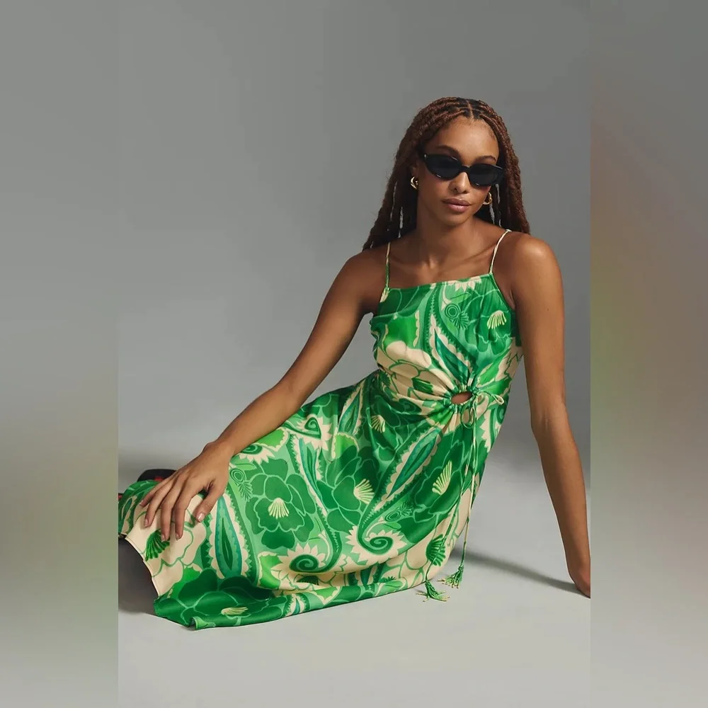 Farm Rio Tropical Groove Midi Dress - Picture 4 of 4